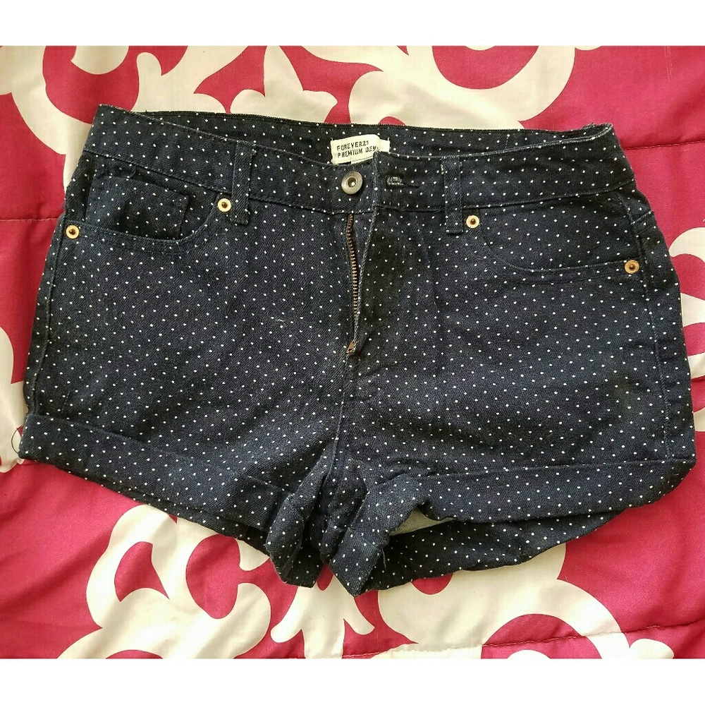 Polka dot shorts