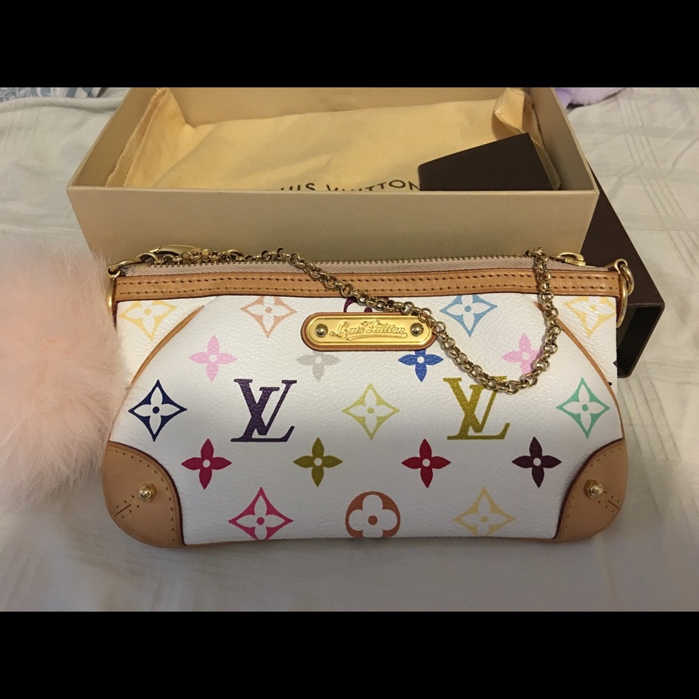 authentic lv milla mm clutch