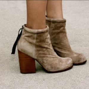 JEFFREY CAMPBELL Rumble Suede Ankle Boots