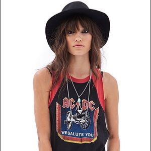 ACDC Slightly Cropped Muscle Tee