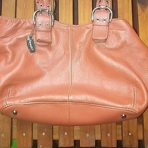 Tignanello burnt orange purse
