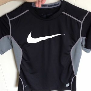 Nike Pro Combat Dri Fit shirt. (Fitted)