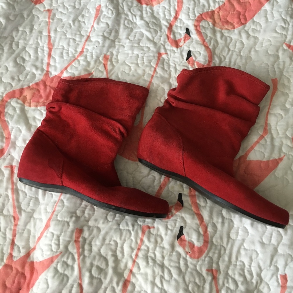 Suede Steve Madden ankle boots