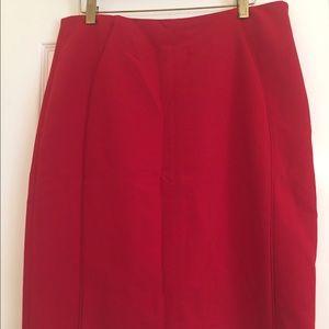 Red skirt
