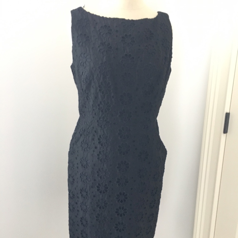 Milly black sheath dress