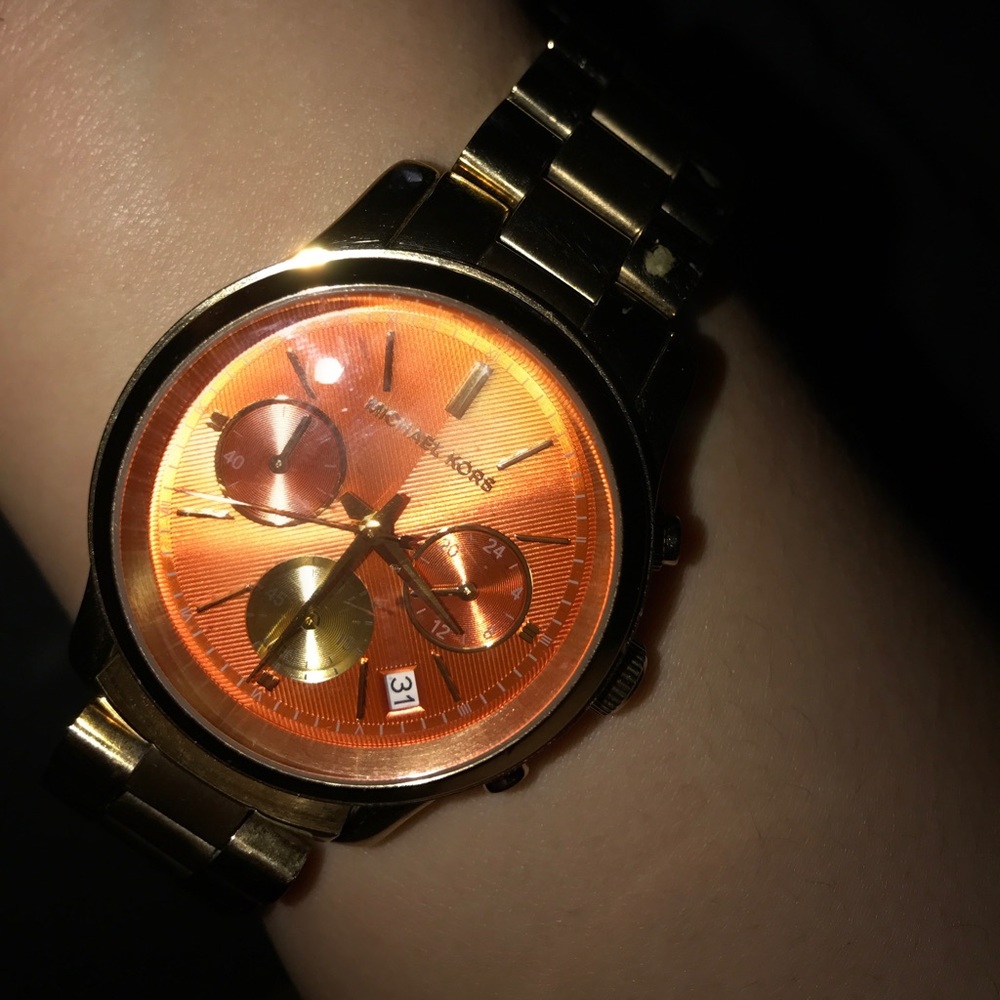 Michael Kors Runway Round Watch