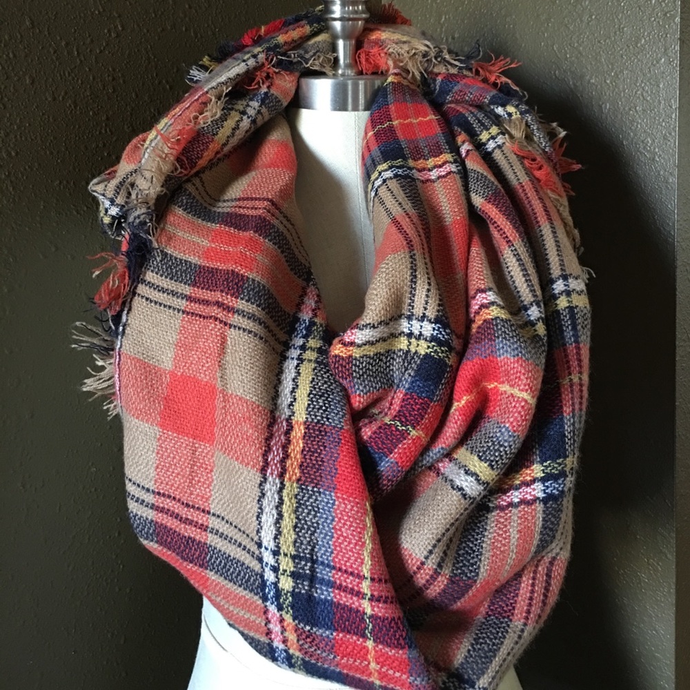 Knit Cotton/Wool Scarf