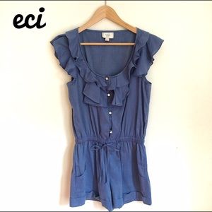Memorial SALE! ECI Blue Romper
