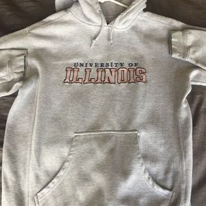 University of Illinois hooded sweatshirt