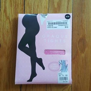 Maternity opaque tights