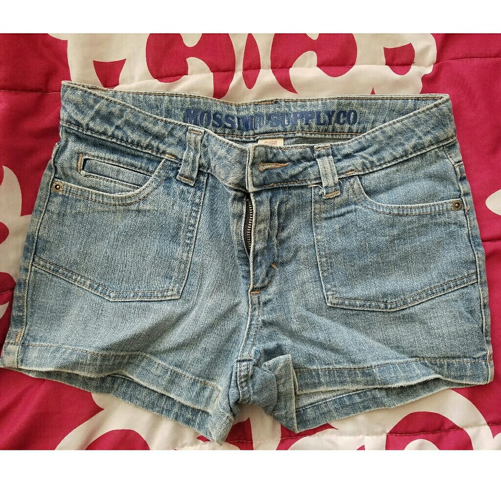 Denim shorts