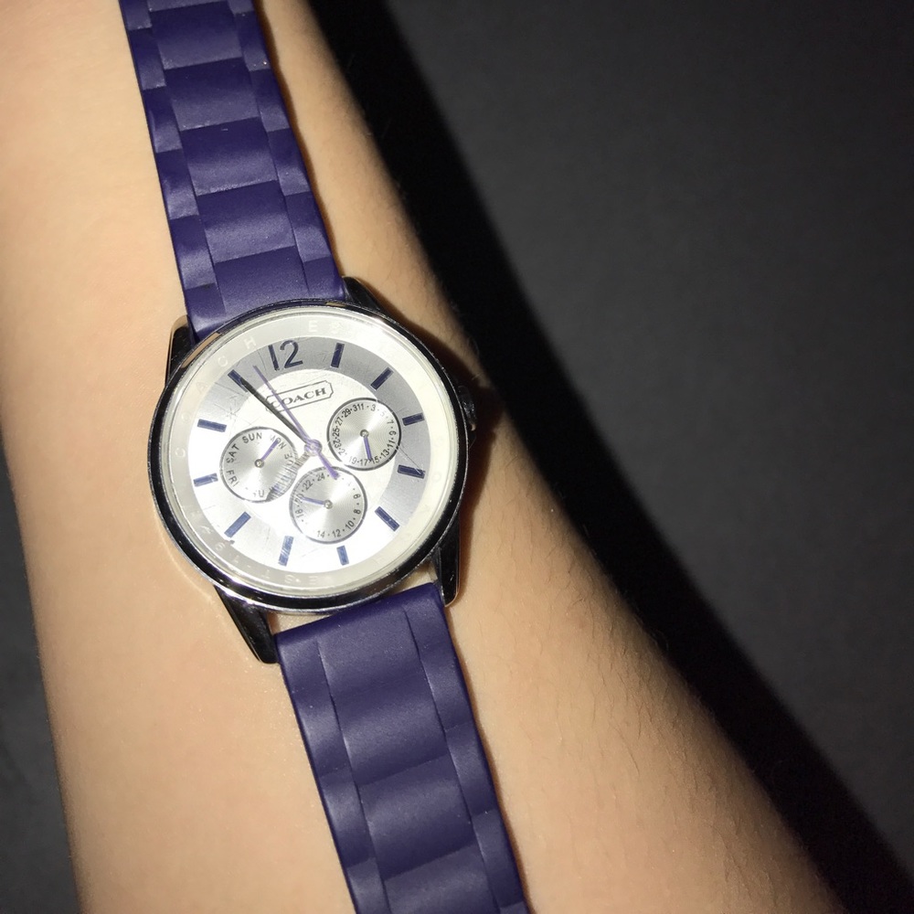 Coach Rubber Strap Watch