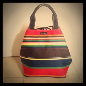 Vintage Kate Spade Rainbow Stripe Purse