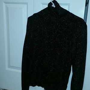 Sparkly black and gold sweater