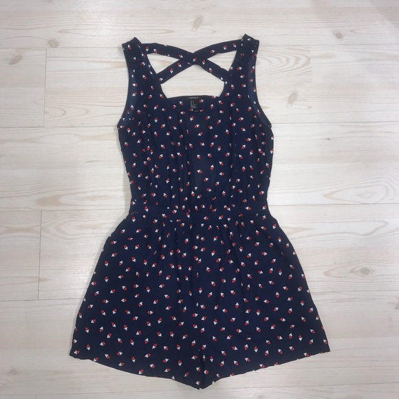 Dresses & Skirts - F21 Lattice-back Romper