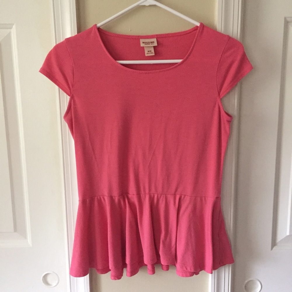Pink Peplum Top