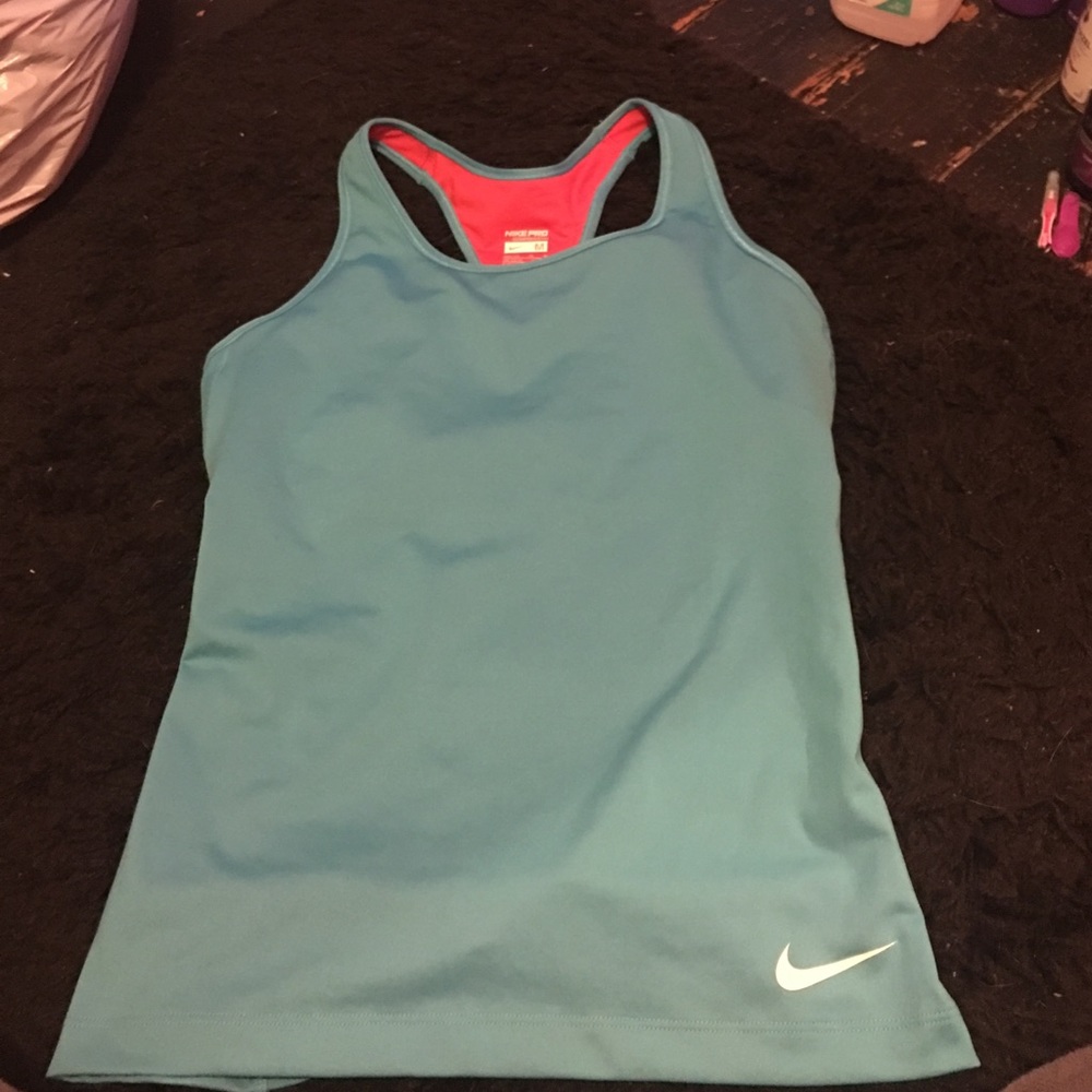 Nike pro racer back tank top