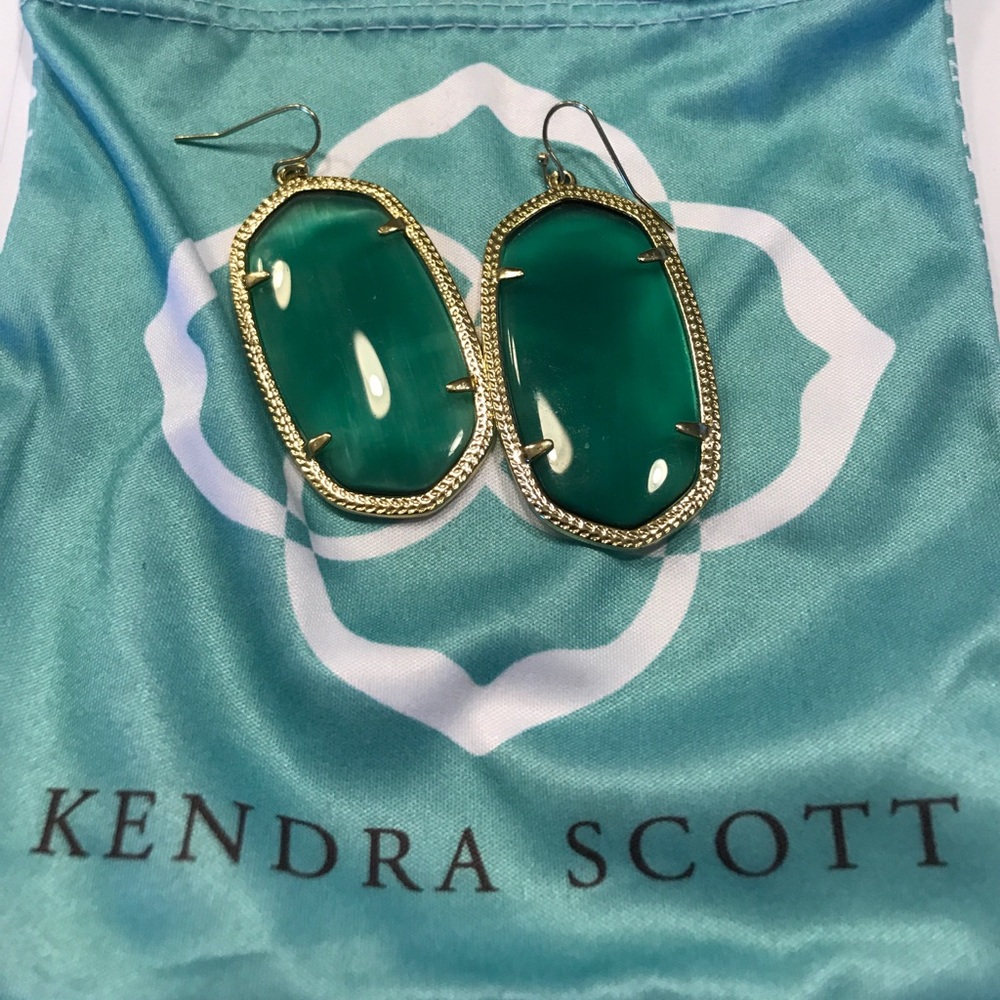 Teal Kendra Scott Earrings