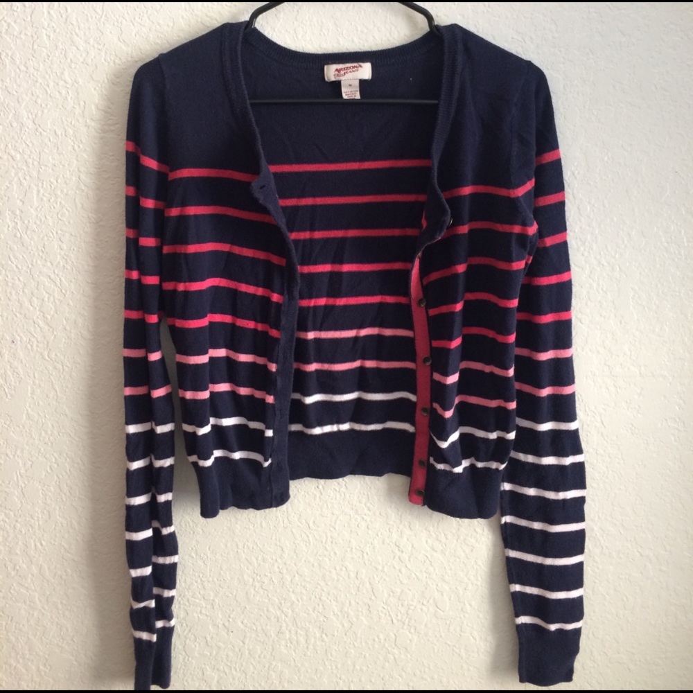 Stripped Cardigan