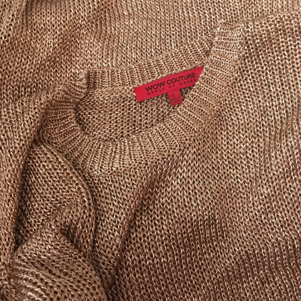 Everything is turning to gold knit dress - Picture 4 of 4
