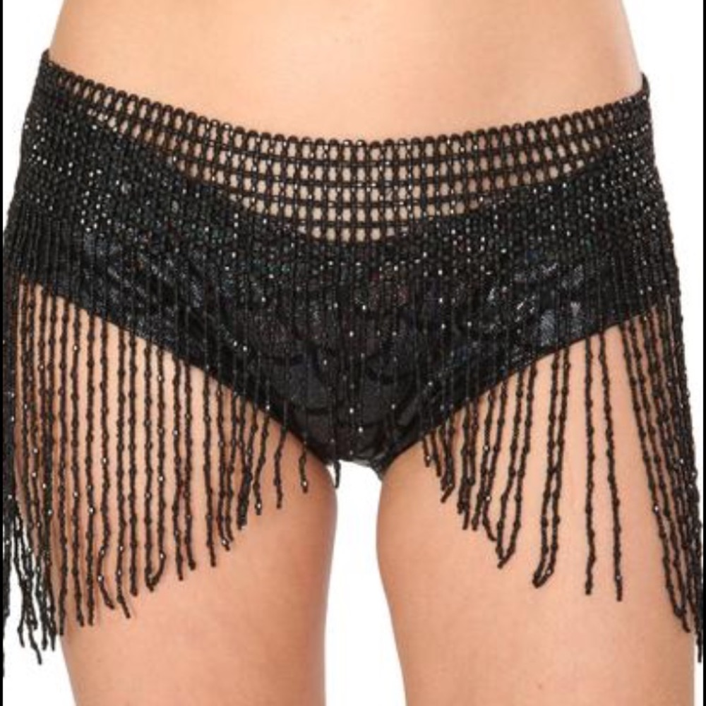 Beaded rave skirt