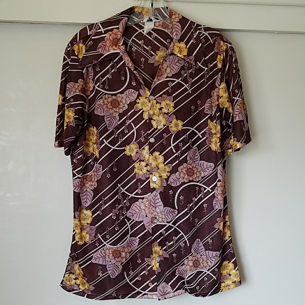 California short sleeve button down shirt (men)