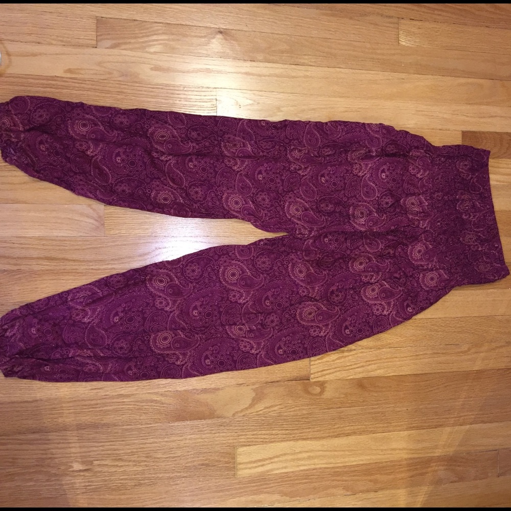 Boho %100 cotton sweatpants