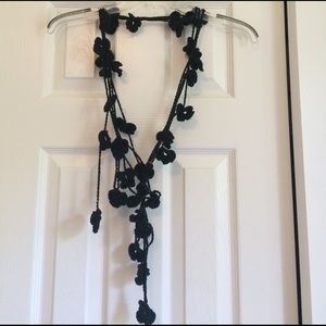 Handmade crochet scarf/necklace