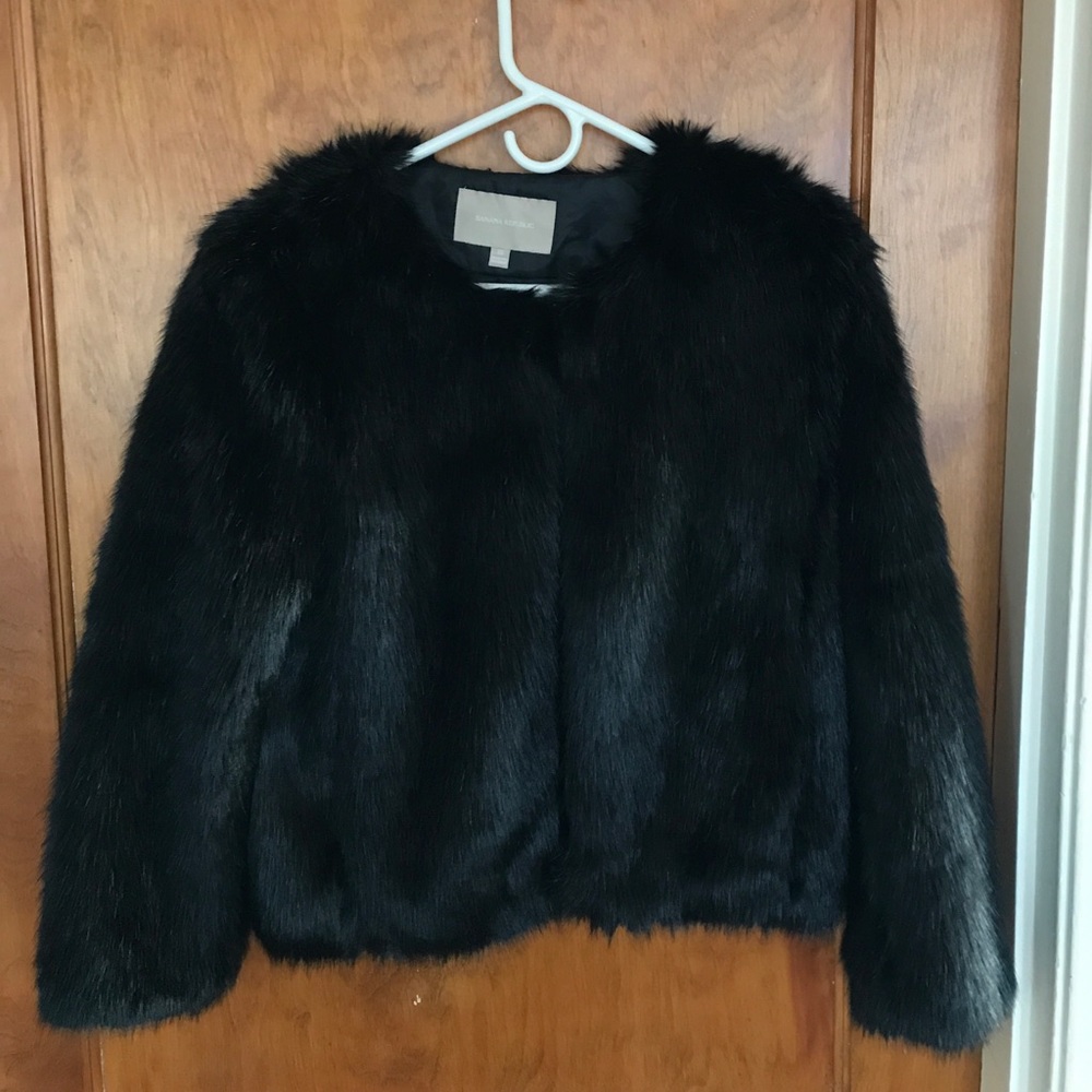 Faux Fur Cropped Jacket