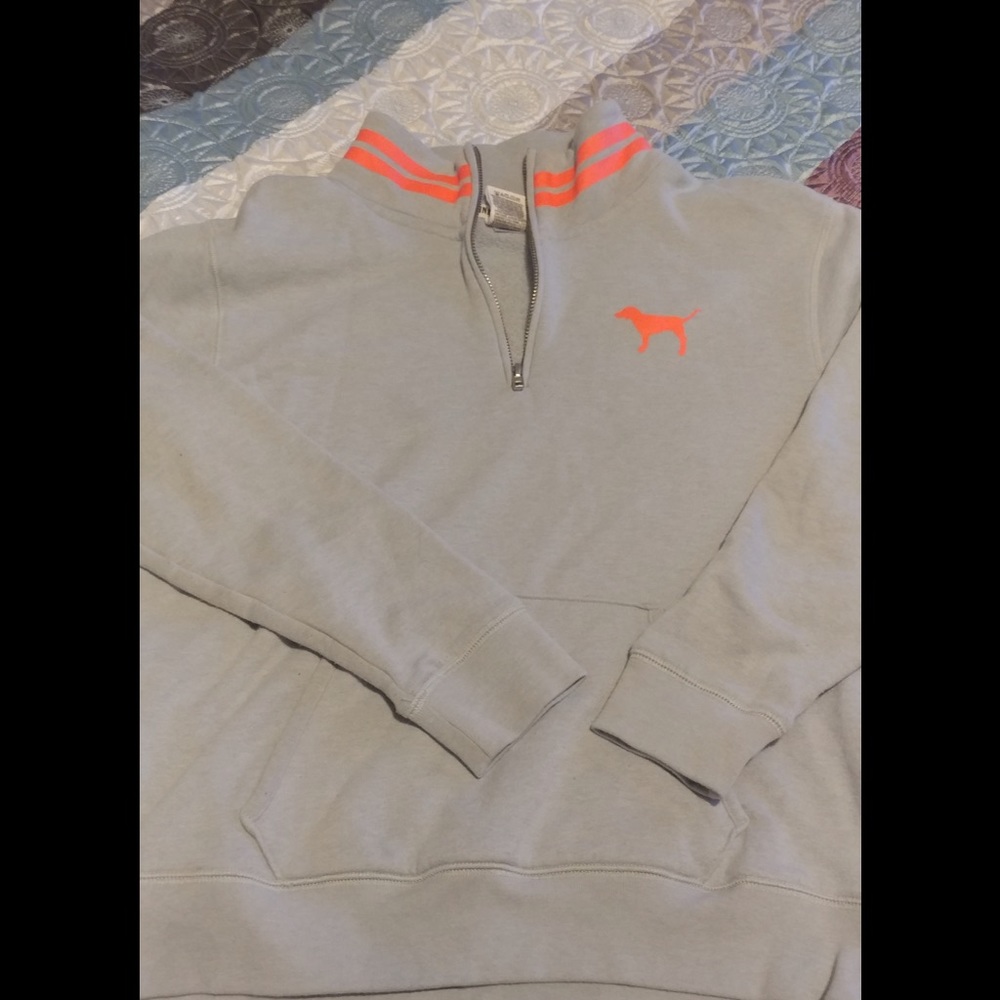 VS Pink Quarter Zip
