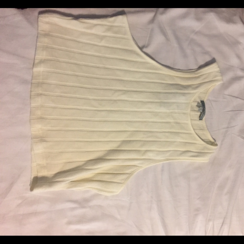 Cream color crop top