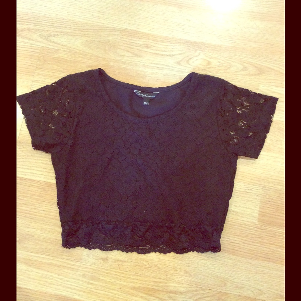 Cropped shirt for girls