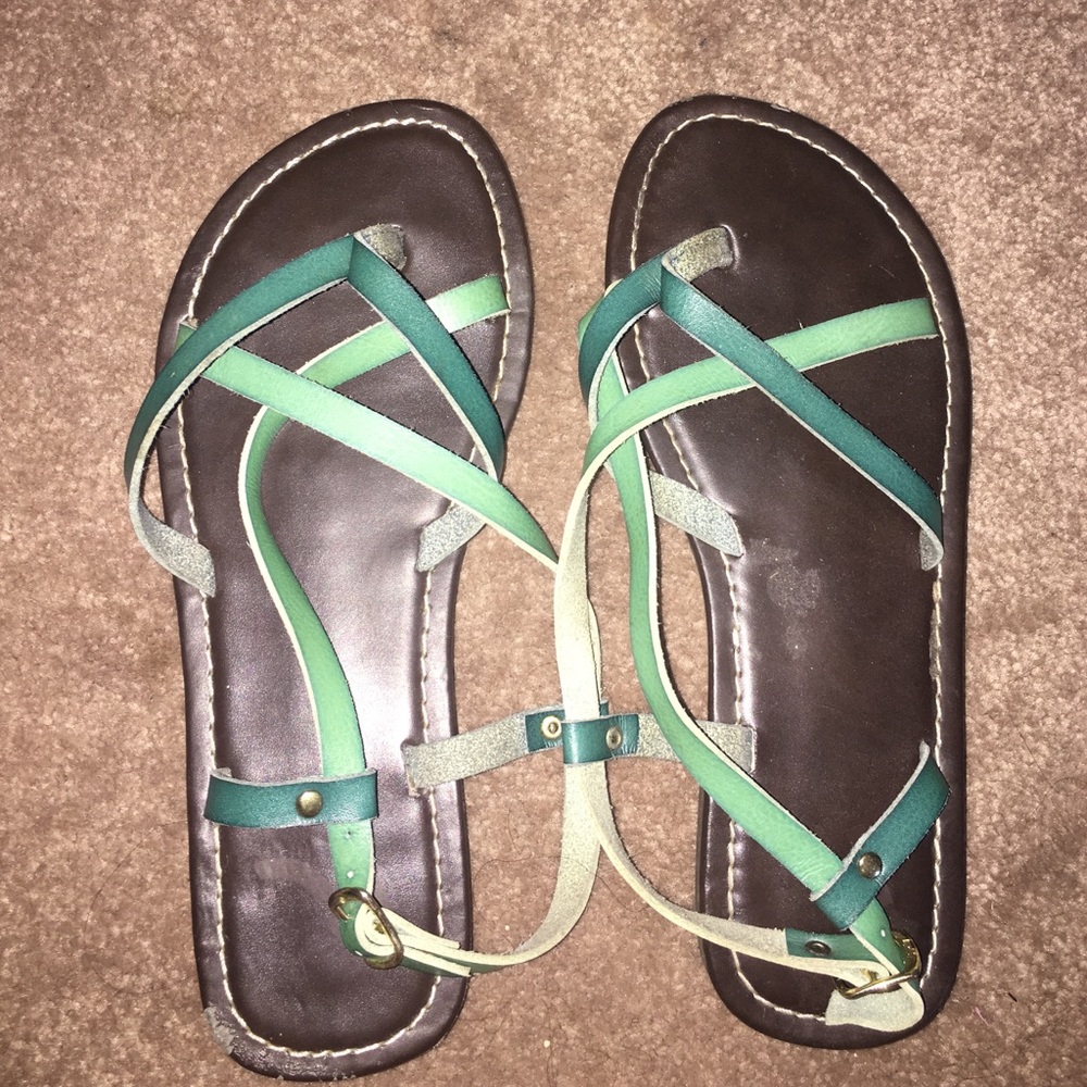 Blue Sandals