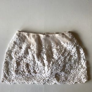 boho lace skort