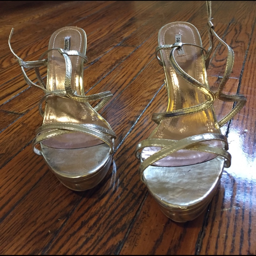 Parfois Gold Heels