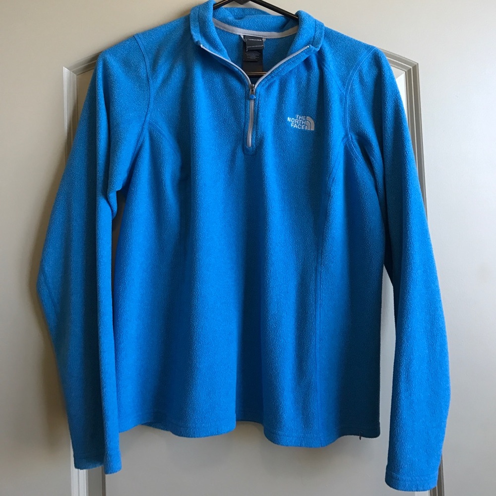 Medium Blue light quarter zip north face