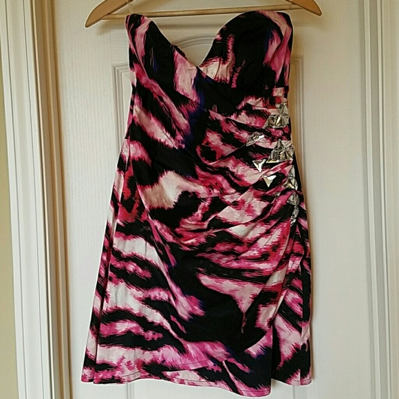 Lipsy London Jeweled Party Dress - Picture 2 of 4