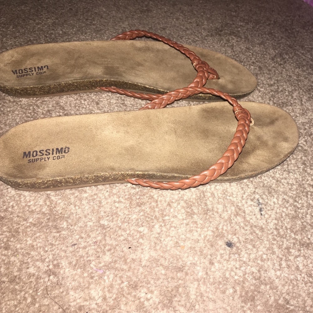 Brown Flip Flops - Picture 2 of 4