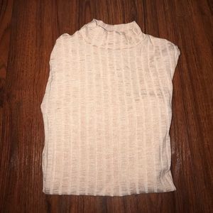 Prince & Fox: Powder Pink Long Sleeved Crop Top