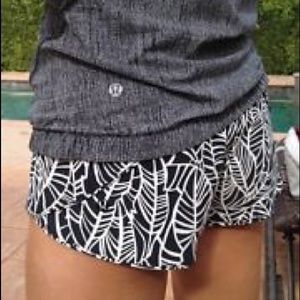 Lululemon Black & White Reversible Shorts