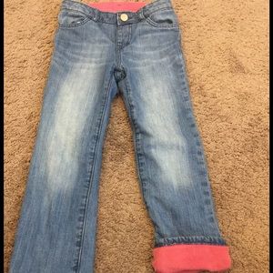Gap Fleece Lined Jeans- Size 5- Girls