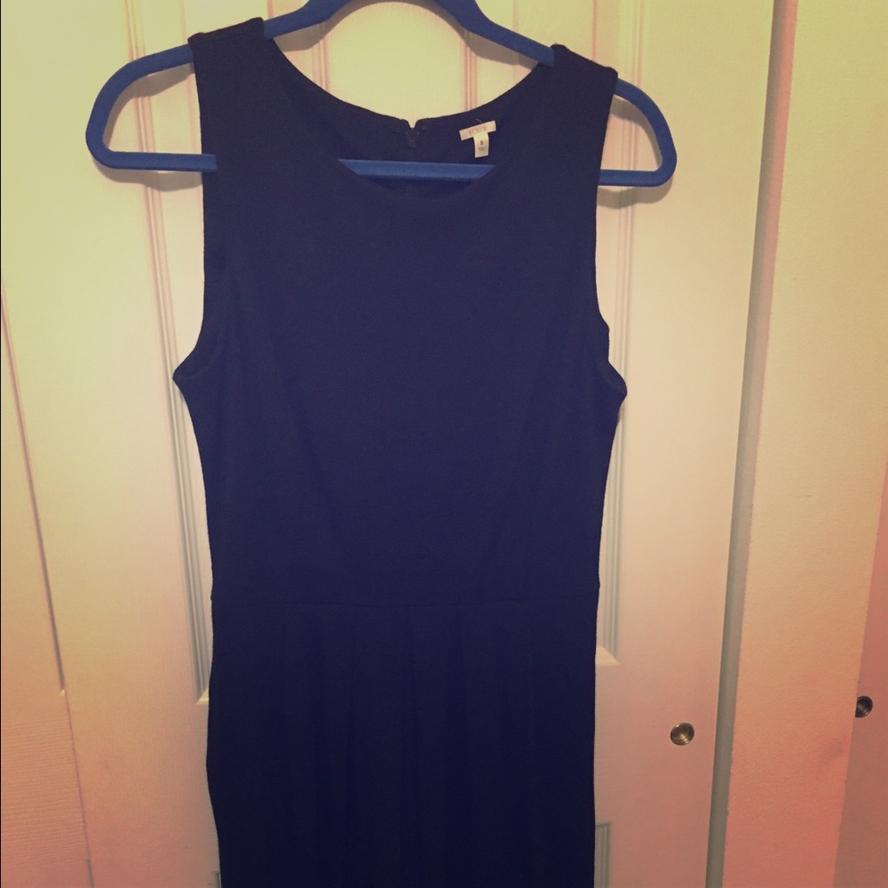 Black J Crew Wool Dress