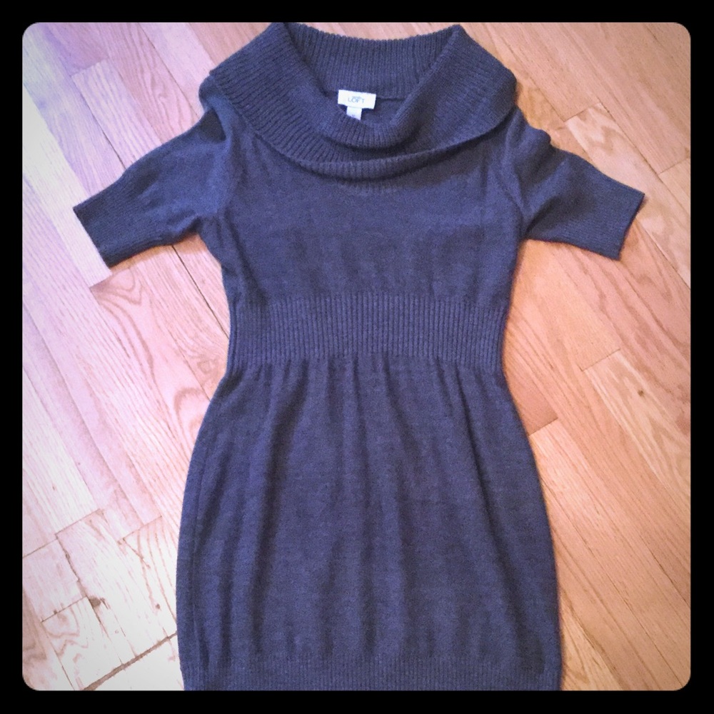Beautiful gray merino wool loft dress