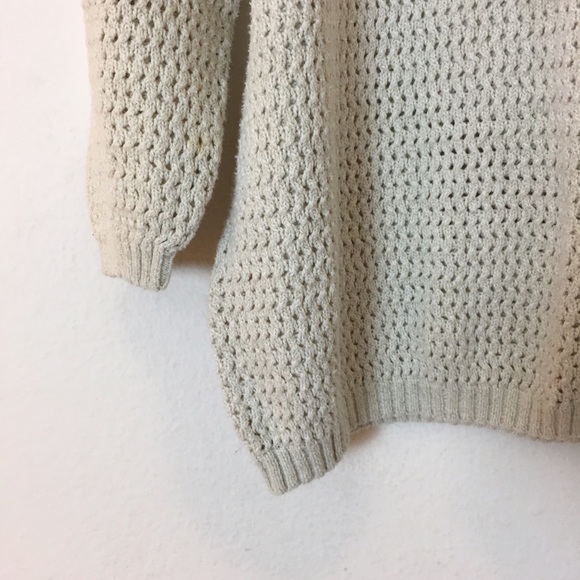 #17 Vintage Cream Knit Sweater - Picture 3 of 4