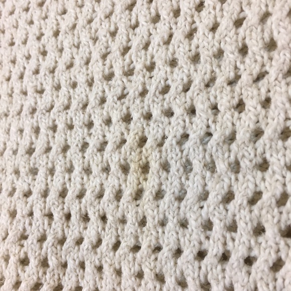 #17 Vintage Cream Knit Sweater - Picture 4 of 4