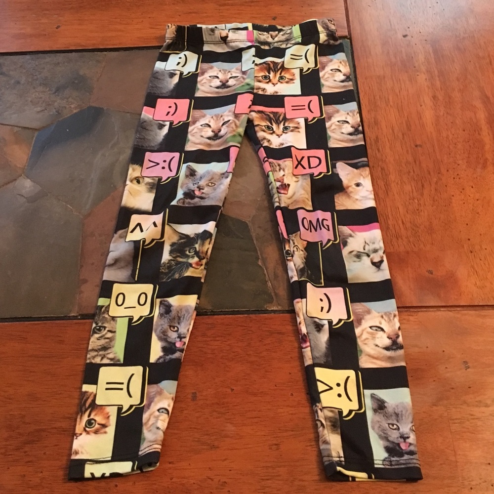 Girls cat leggings