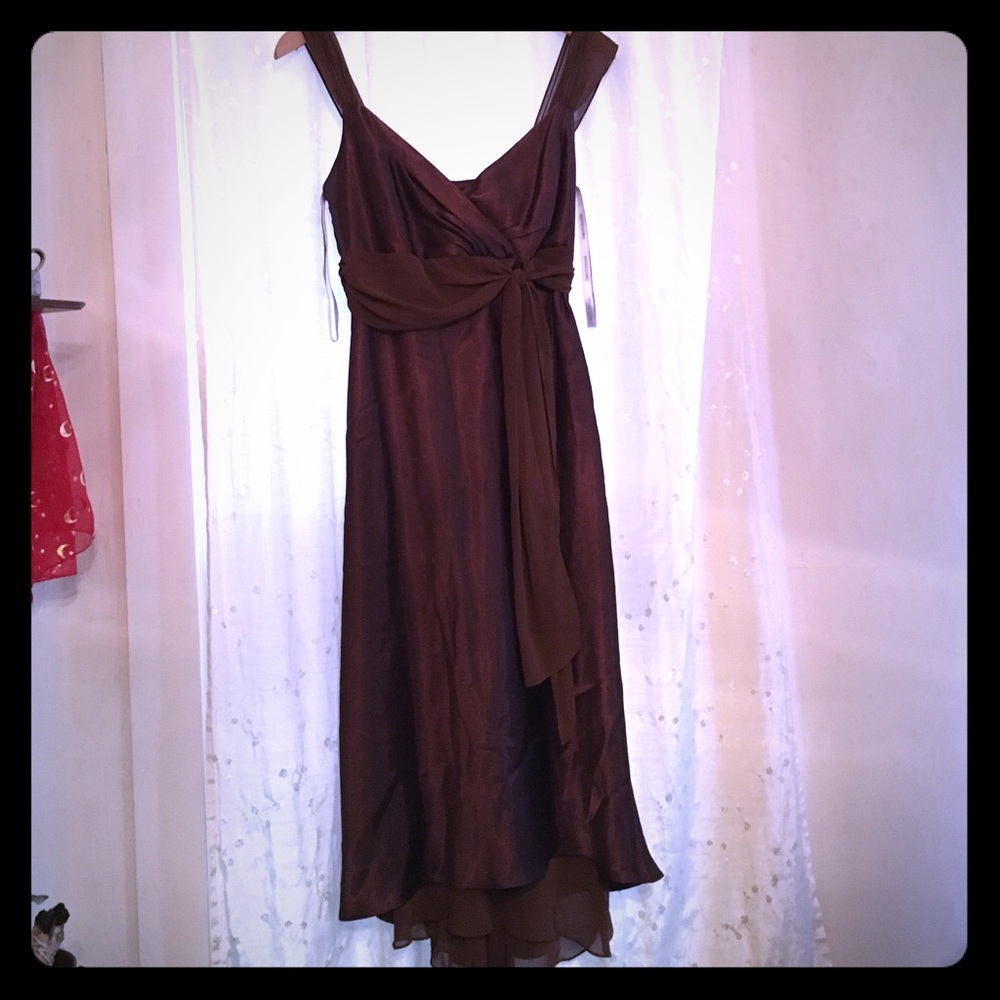 Brown formal dress worn once