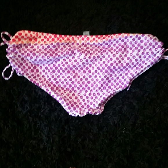 VS purple and red polka dot swim suit (set) L. GUC - Picture 5 of 7