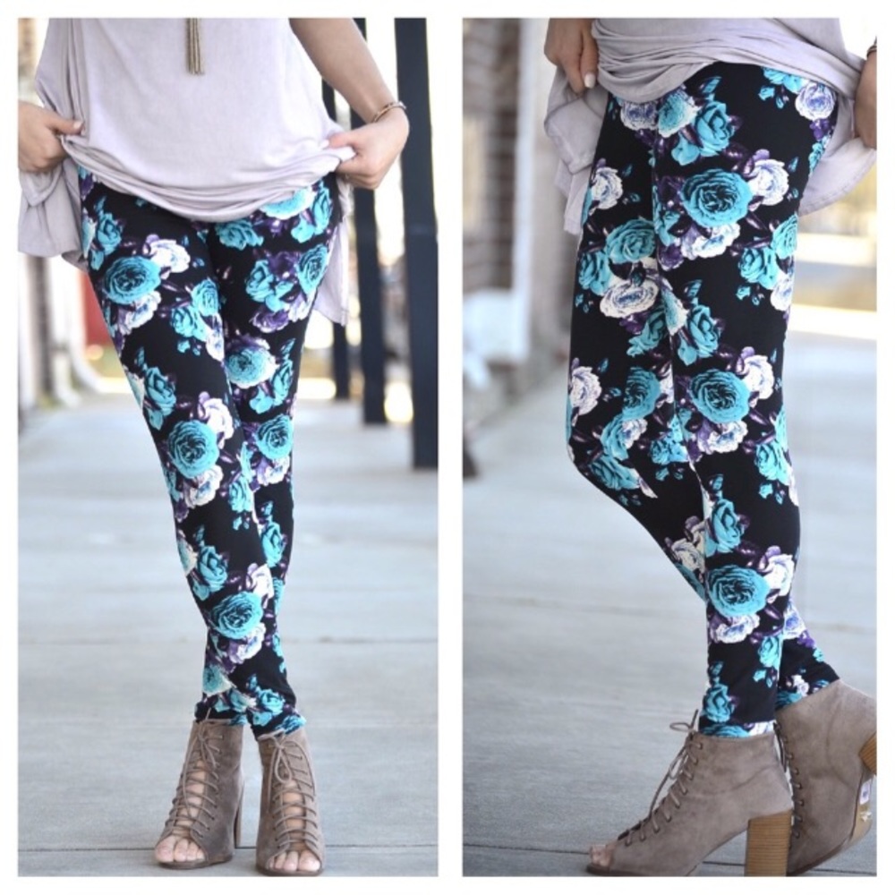 Floral soft legging