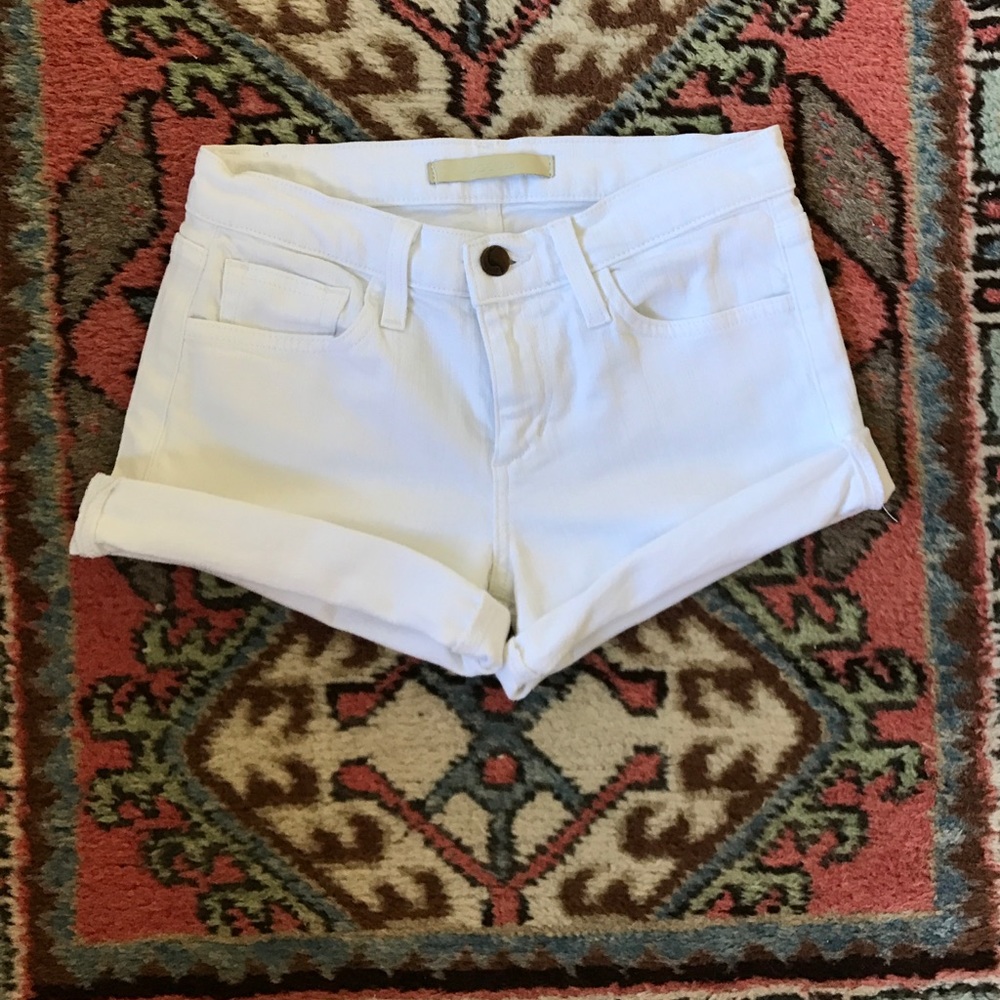 Joe's Jeans brand white jean shorts